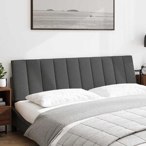 VidaXL Polštář na čelo postele Hanko textil [4019153] Barva: Tmavě šedá, Velikost: 180 cm