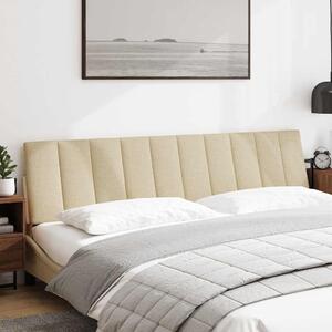 VidaXL Polštář na čelo postele Hanko textil [4019153] Barva: krémová, Velikost: 200 cm