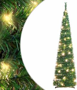 VidaXL Pop-up umělý vánoční stromek s LED osvětlením zelený [357751] Velikost: 120 x 40 cm