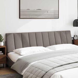 VidaXL Polštář na čelo postele Hanko textil [4019153] Barva: taupe, Velikost: 200 cm