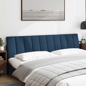 VidaXL Polštář na čelo postele Hanko textil [4019153] Barva: Modrá, Velikost: 200 cm