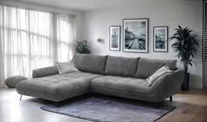 ROHOVÁ SEDAČKA, textil, antracitová Livetastic - Sedací soupravy, Online Only