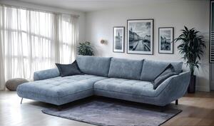 ROHOVÁ SEDAČKA, textil, modrá Livetastic - Sedací soupravy, Online Only