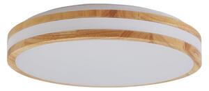 Stropní Lampa Lindby, Emiva, Dřevo, Obývací pokoj, Dřevo, Moderní