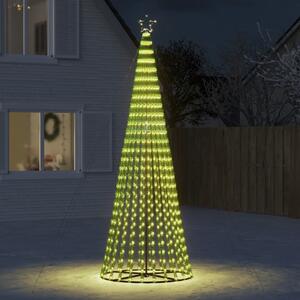 VidaXL LED vánoční stromek 1028 barevných LED diod [358065] Barva: Teplá bílá, Velikost: 300 cm