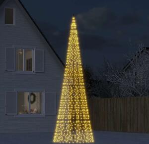 VidaXL LED vánoční stromek 3000 modrých LED [358108] Barva: Teplá bílá, Velikost: 500 cm