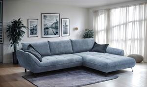 ROHOVÁ SEDAČKA, textil, modrá Livetastic - Sedací soupravy, Online Only