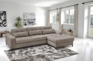 ROHOVÁ SEDAČKA, textil, světle hnědá Livetastic - Sedací soupravy, Online Only