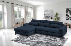 ROHOVÁ SEDAČKA, textil, tmavě modrá Livetastic - Sedací soupravy, Online Only