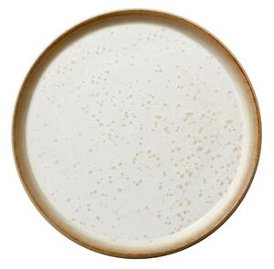 Bitz Kameninový dezertní talíř 21 cm Cream/Cream