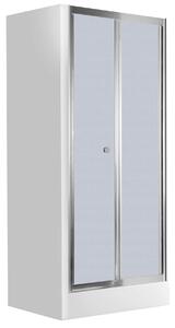 Deante Flex, skládací dveře do otvoru 80x185 cm, 5mm sklo námraza, chromový profil, KTL_622D