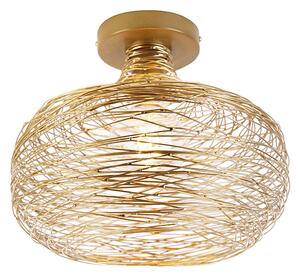 Designové stropní svítidlo zlaté - Sarella