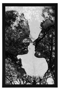Plakát podoba lásky v černobílém provedení - 20x30 black