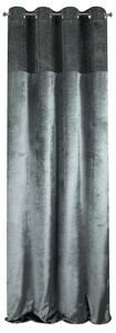 Dekorační velvet závěs TANA 140x250 cm, grafitová, MyBestHome