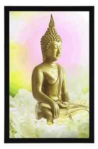Plakát harmonie buddhismu - 20x30 black