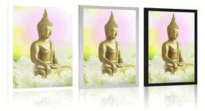 Plakát harmonie buddhismu - 20x30 black