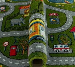 Makro Abra Dětský koberec Rainbow 11061/130 silnice Rozměr: 300x400 cm