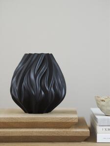 Morsø Porcelánová váza Flame 15 cm Black