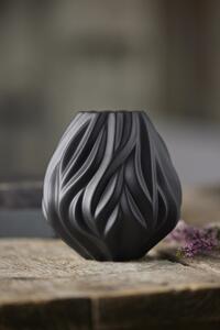 Morsø Porcelánová váza Flame 15 cm Black