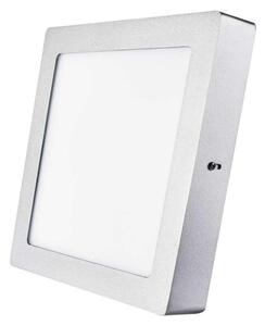 EMOS LED panel 225×225, přisazený stříbrný, 18W neutrální bílá 1539067160