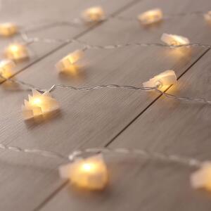 Dekorační světelný řetěz s vánočními stromečky 240 cm - 20 úsporných mikro LED