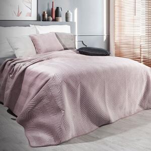 Přehoz na postel LARISA 220x240 cm růžová Mybesthome
