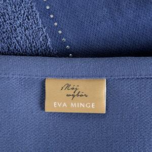 Bavlněný froté ručník se zirkony KARINA 50x90 cm, modrá, 500 gr Eva Minge Varianta: ručník - 1 kus 50x90 cm