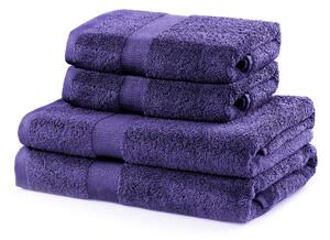 Set 100% bavlna CECIL 2x ručník 50x100 cm a 2x osuška 70x140 cm, fialová, 525 gr, Mybesthome