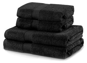 Set 100% bavlna CECIL 2x ručník 50x100 cm a 2x osuška 70x140 cm, černá, 525 gr, Mybesthome