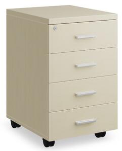 Rauman Simple Office zásluvkový kontejner 40 x 48 cm, 4 zásuvky Barva: Bříza