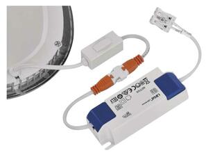 EMOS LED podhledové svítidlo NEXXO stříbrné, 12 cm, 7 W, teplá/neutrální bílá ZD1223