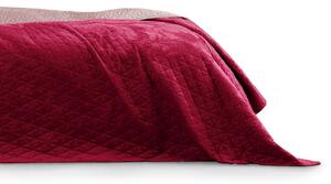 Přehoz na postel LEILA 220x240 cm rubínová/starorůžová Mybesthome