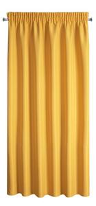 Dekorační krátký závěs s řasící páskou SAMARA mustard/hořčicová 140x175 cm MyBestHome