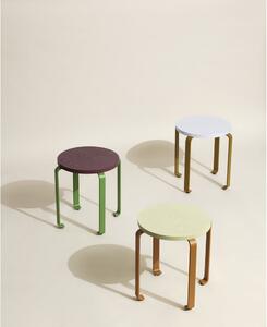 Oranžovo-zelená stolička z jasanového dřeva Smile - Hübsch