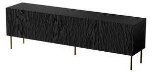 HALMAR TV stolek Jungle 190 cm černý/zlatý