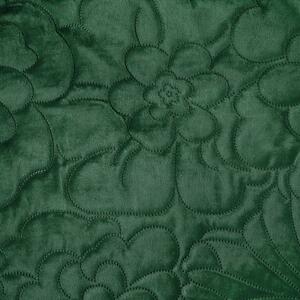 Přehoz na postel FLORISA 220x240 cm zelená Mybesthome