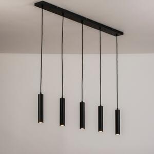 Závěsné minimalistické svítidlo nad jídelní stůl Gianta Nero 5 (LMD)