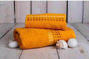 Oranžový bavlněný ručník 100x50 cm Darwin - My House