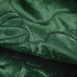 Přehoz na postel FLORISA 220x240 cm zelená Mybesthome