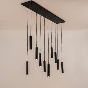 Závěsné minimalistické svítidlo nad jídelní stůl Gianta Nero 10 (LMD)