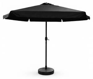 Aga Zahradní slunečník 300 cm MR2055 Černý