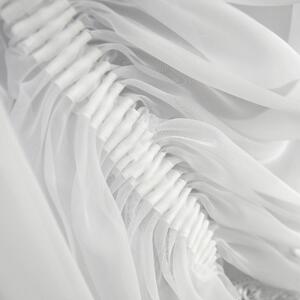 Dekorační krátká záclona s řasící páskou CATERINA bílá 400x150 cm MyBestHome