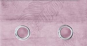 Dekorační velvet závěs PAVONE 135x250 cm, růžová, MyBestHome