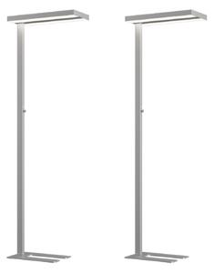 Stojací Lampa Arcchio, Logan, stmívatelné, Metalická, Pracovna, Hliník, Moderní