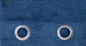 Dekorační velvet závěs PAVONE 135x250 cm, modrá, MyBestHome