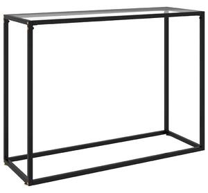 Konzolový stolek průhledný 100 x 35 x 75 cm tvrzené sklo 322811