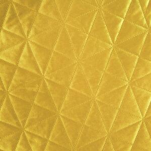 Přehoz na křeslo - sedačku LUIZA mustard/hořčicová 70x160 cm Mybesthome