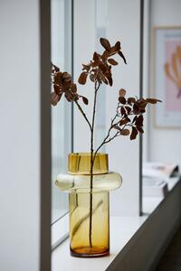 Lyngby Glas Skleněná váza Tube 40 cm Amber