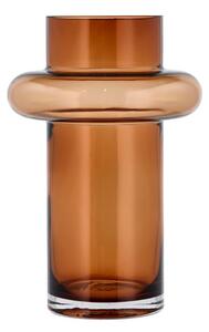 Lyngby Glas Skleněná váza Tube 25 cm Amber