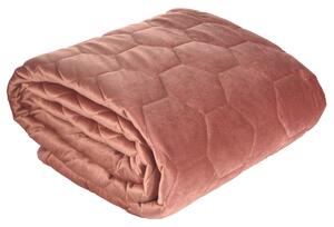 Přehoz na postel ALICE 220x240 cm růžová Mybesthome